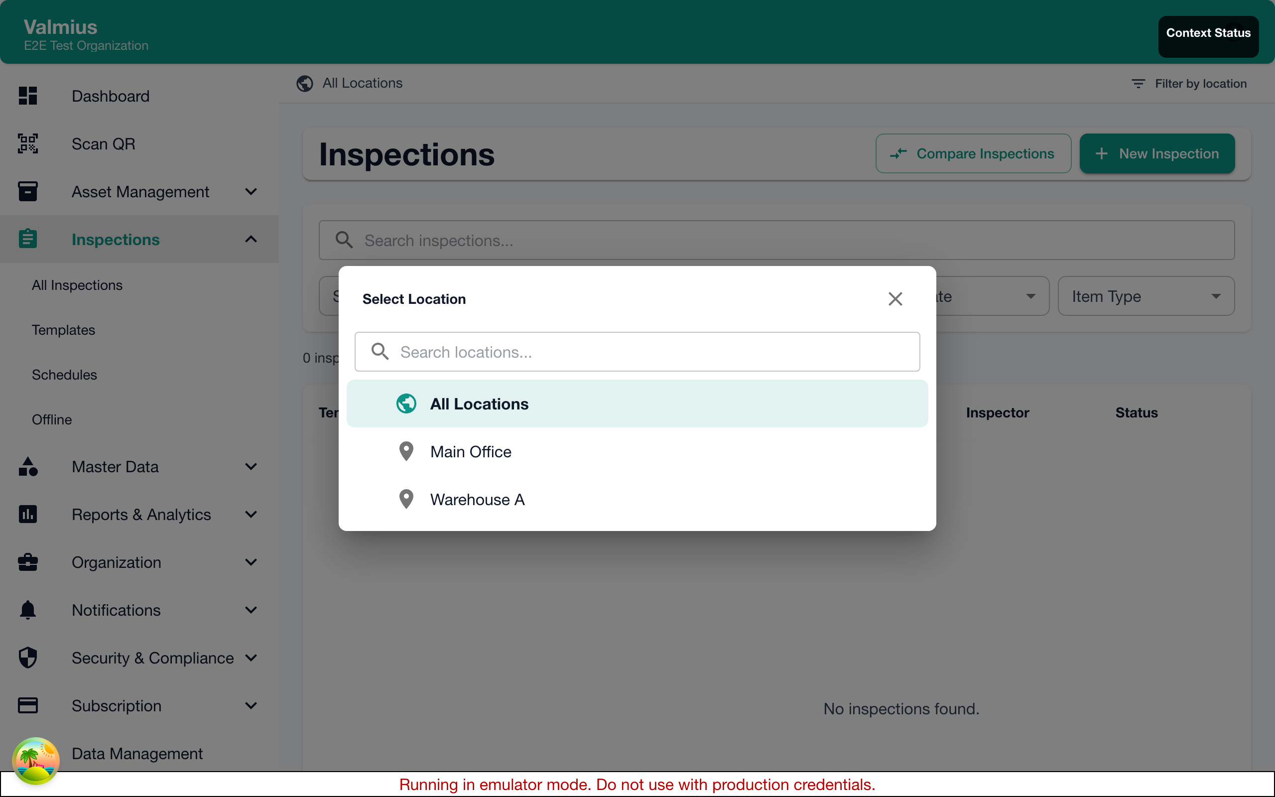 Inspections Filters