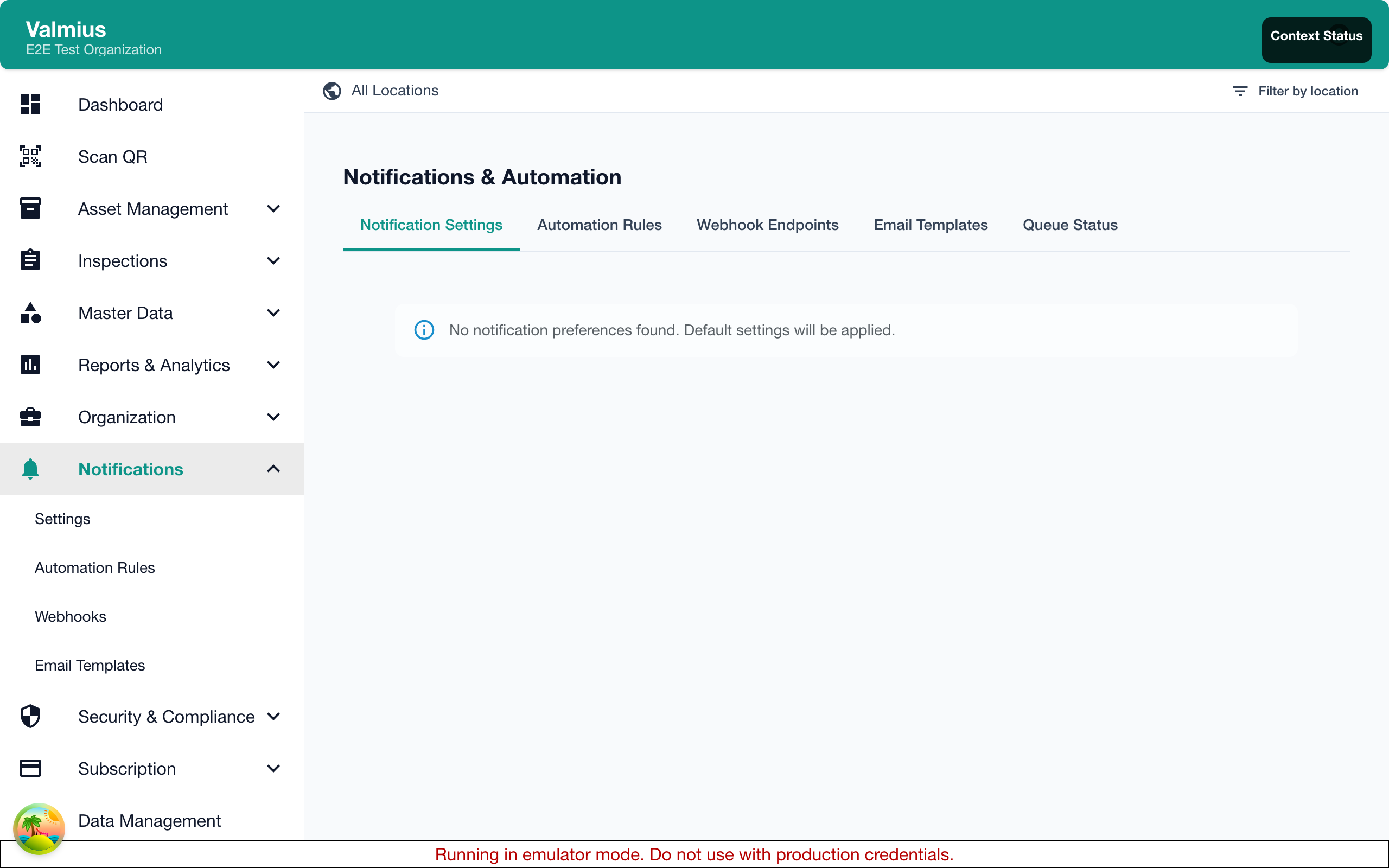 Notification Settings