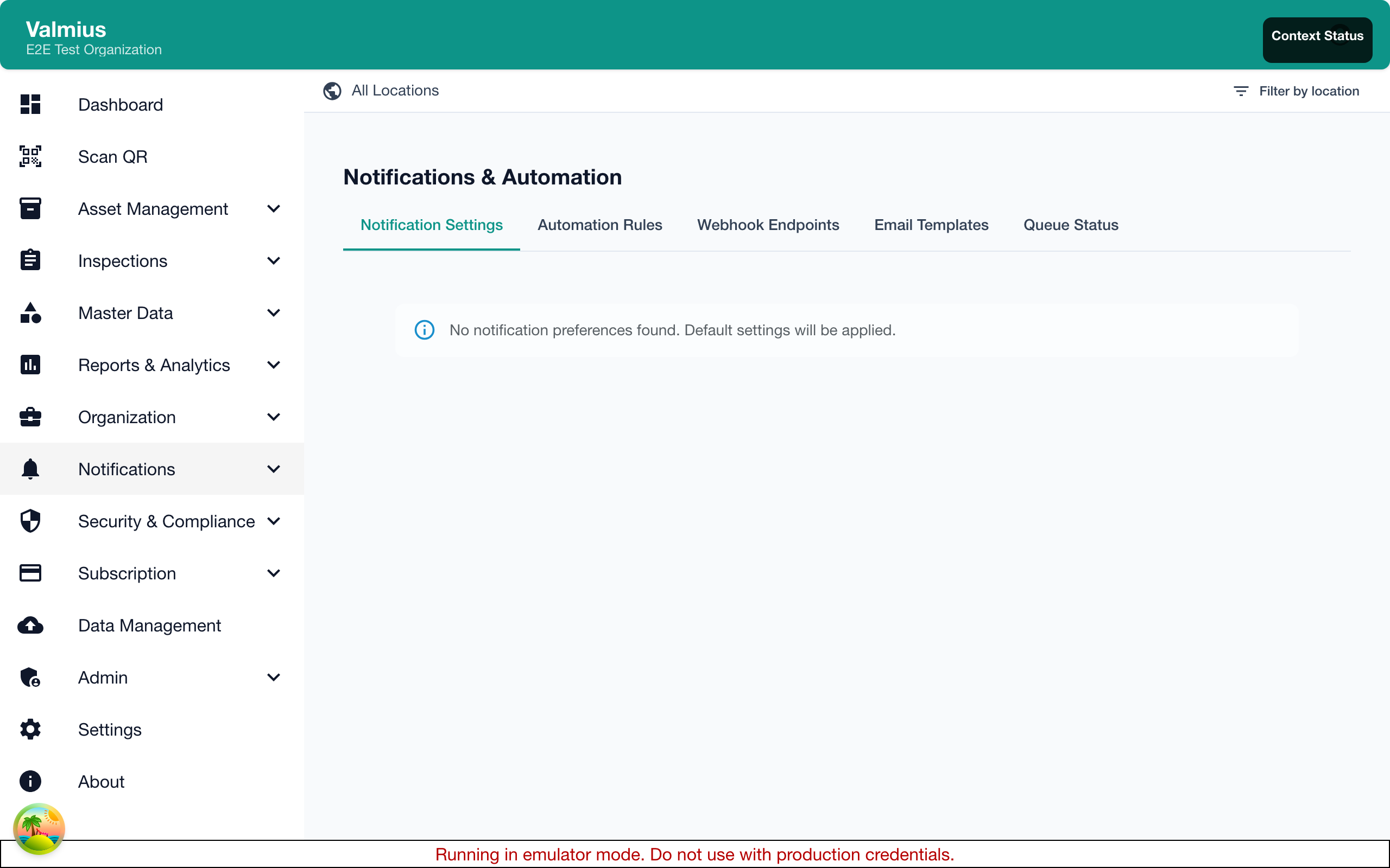 Notifications Center